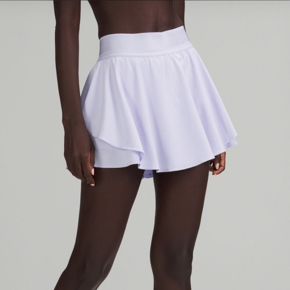 Lululemon Pastel Blue Court Rival High Rise Skort